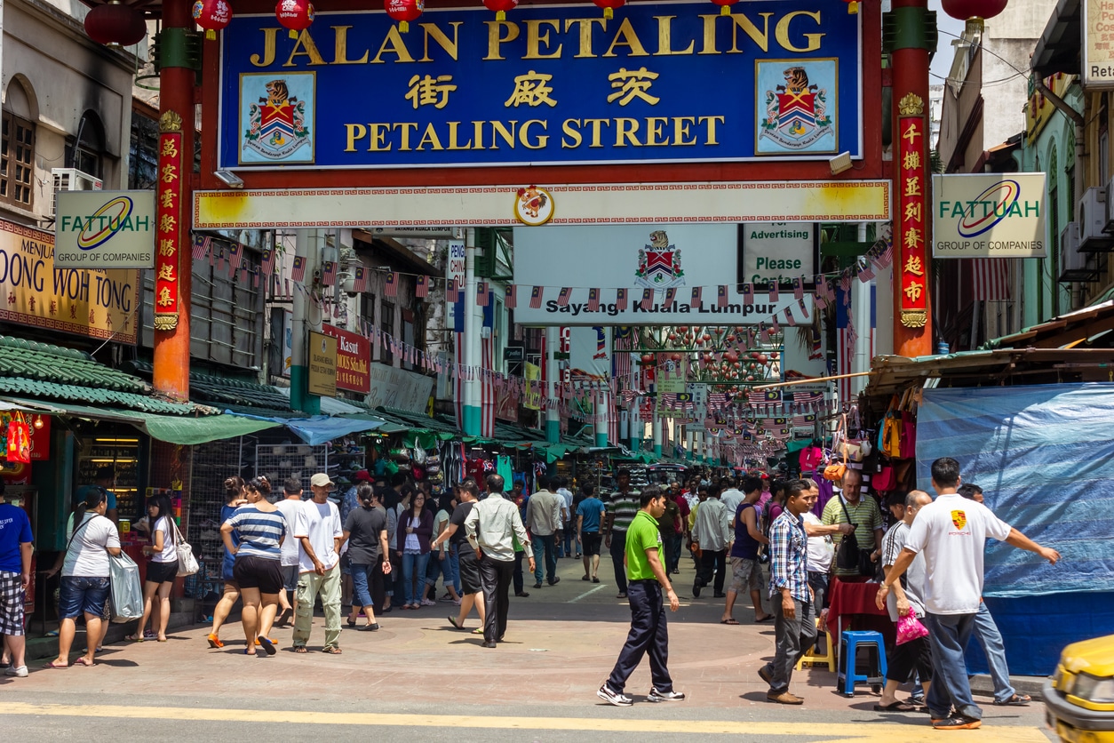 Chinatown in Kuala Lumpur